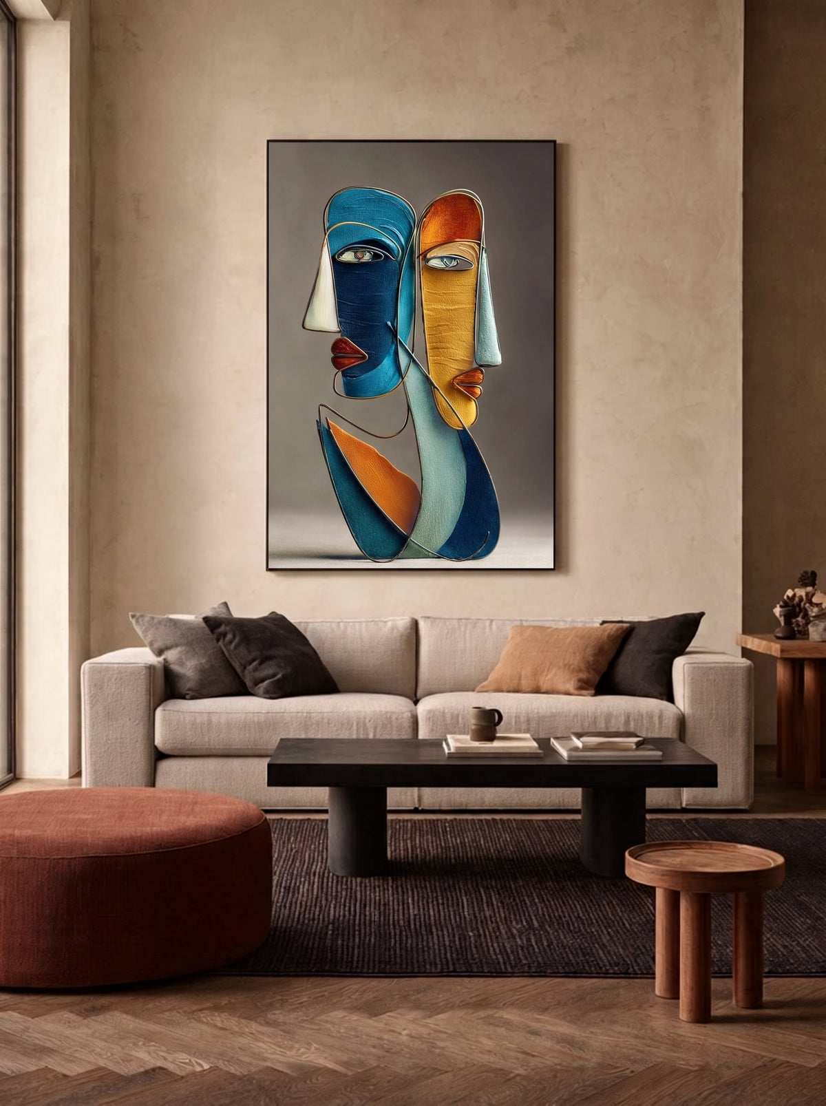 Cubist Wire Sculpture 412