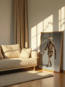 Folk Art Scarecrow 416