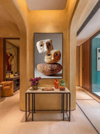 Stone Stack – Surreal Wabi Sabi Stone Portrait Wall Art 422