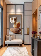 Stone Stack – Surreal Wabi Sabi Stone Portrait Wall Art 422
