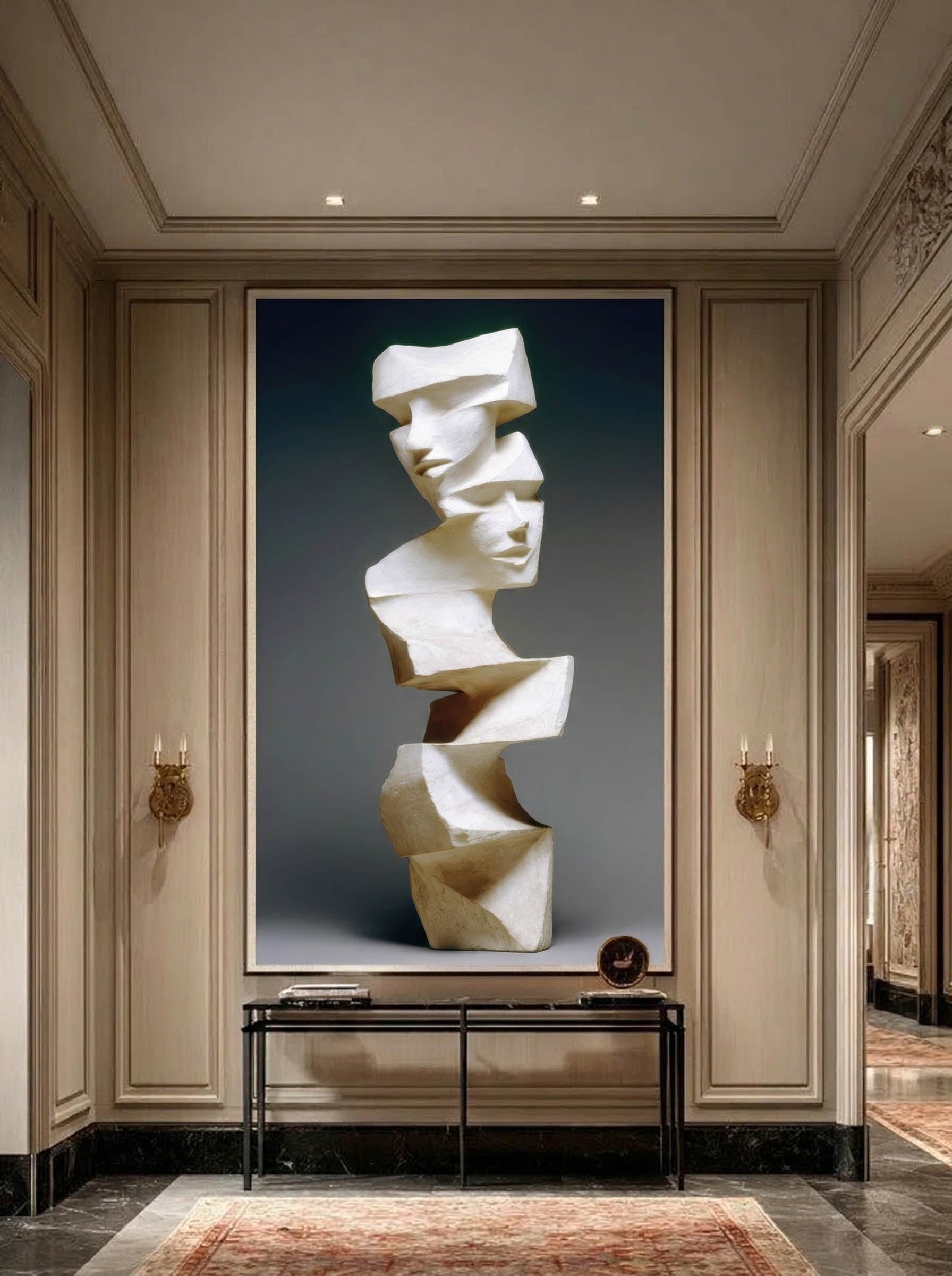 Broken Column – Surreal Minimalist Sculpture Wall Art 423 Secondary image