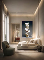 Broken Column – Surreal Minimalist Sculpture Wall Art 423