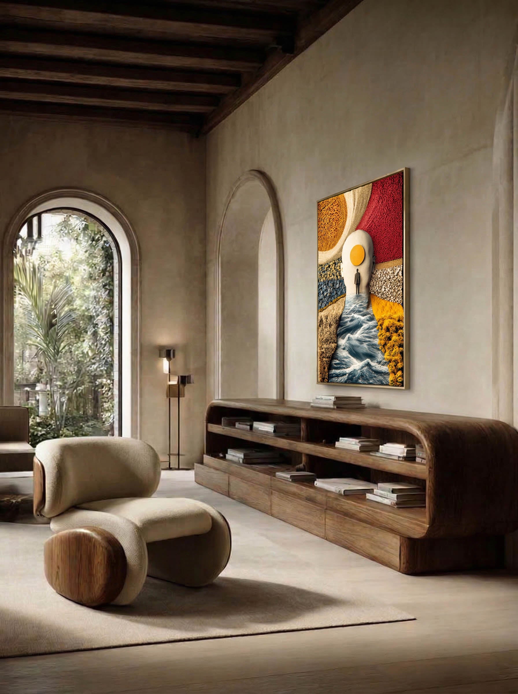 Inner Terrain – Surreal Conceptual Mind Landscape Wall Art 431