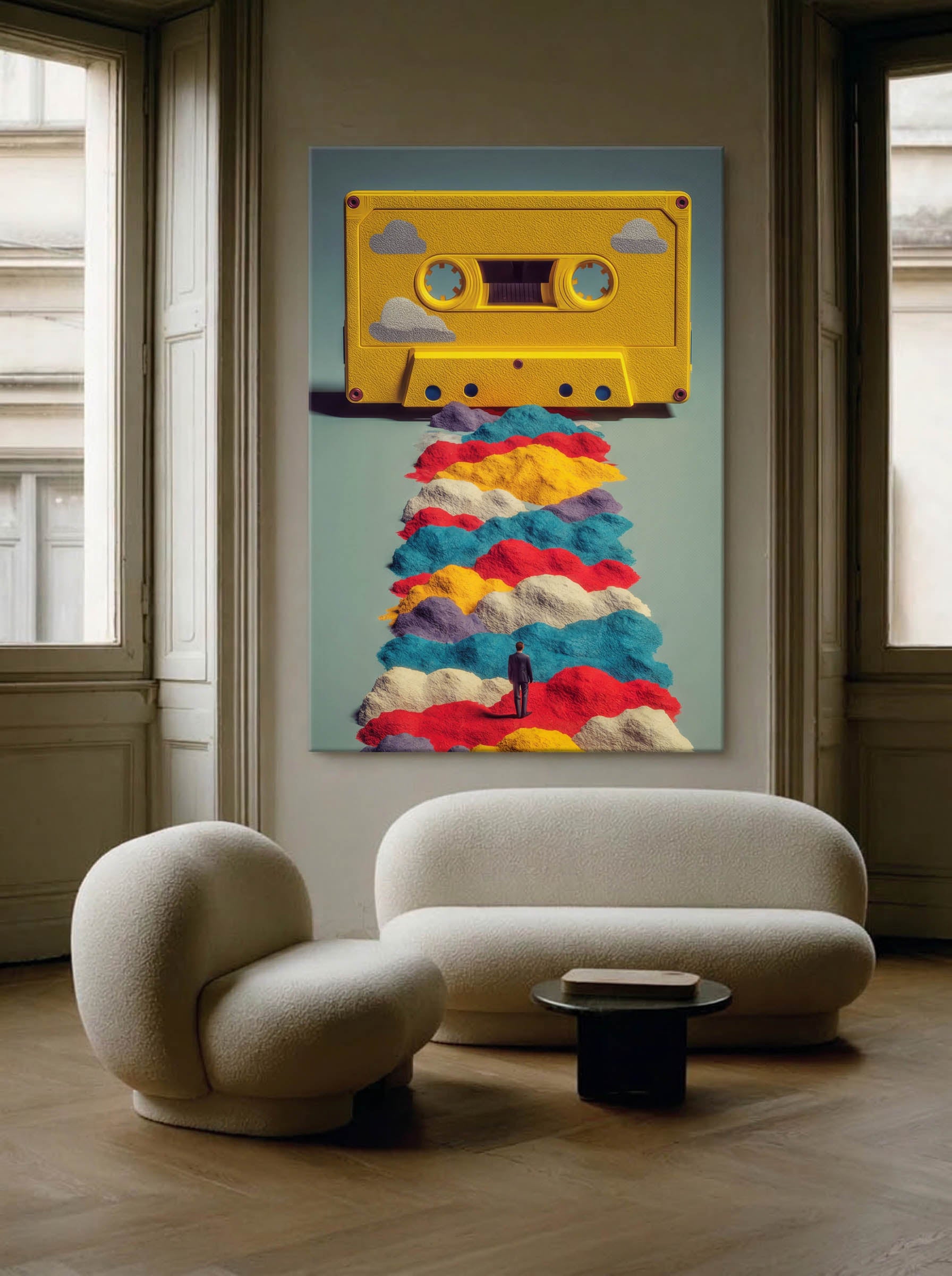 Color Rewind – Surreal Nostalgia Cassette Wall Art 433 Secondary image