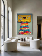 Color Rewind – Surreal Nostalgia Cassette Wall Art 433