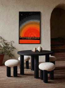 Cosmic Pointillist Skyline 436