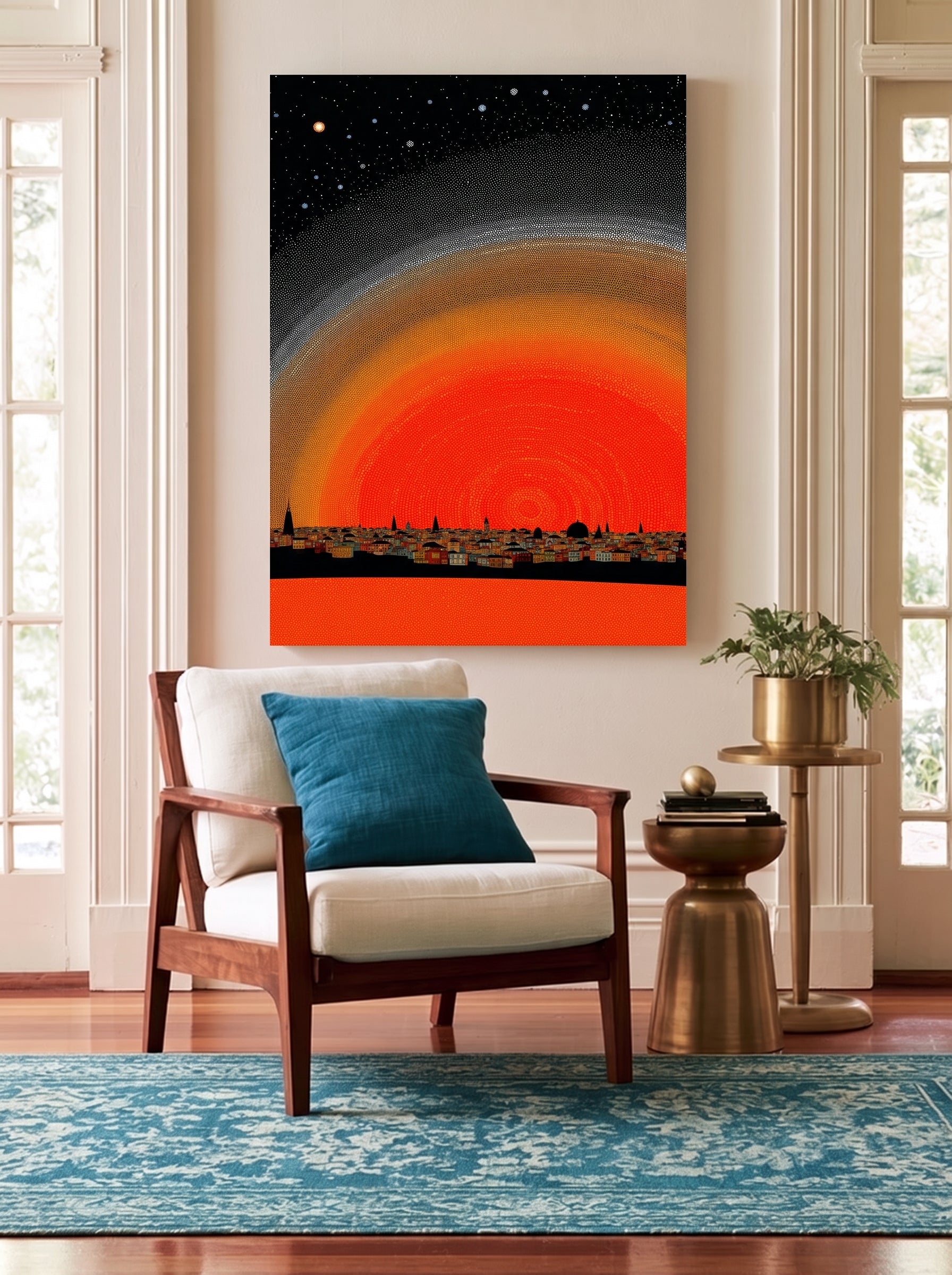 Cosmic Pointillist Skyline 436 Secondary image