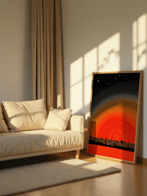 Cosmic Pointillist Skyline 436