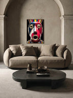Painted Totem – Surreal Folk Craft Totem Wall Art 442