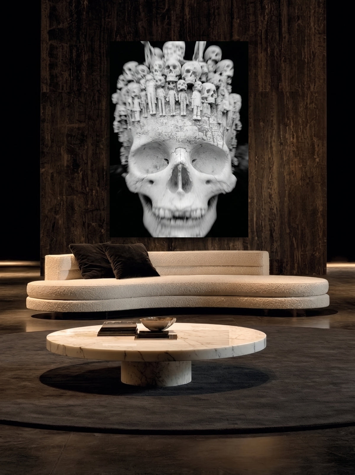 Carved Bone Crown 446