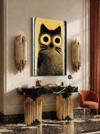Bottle Cat – Surreal Whimsical Cat Bottle Wall Art 450