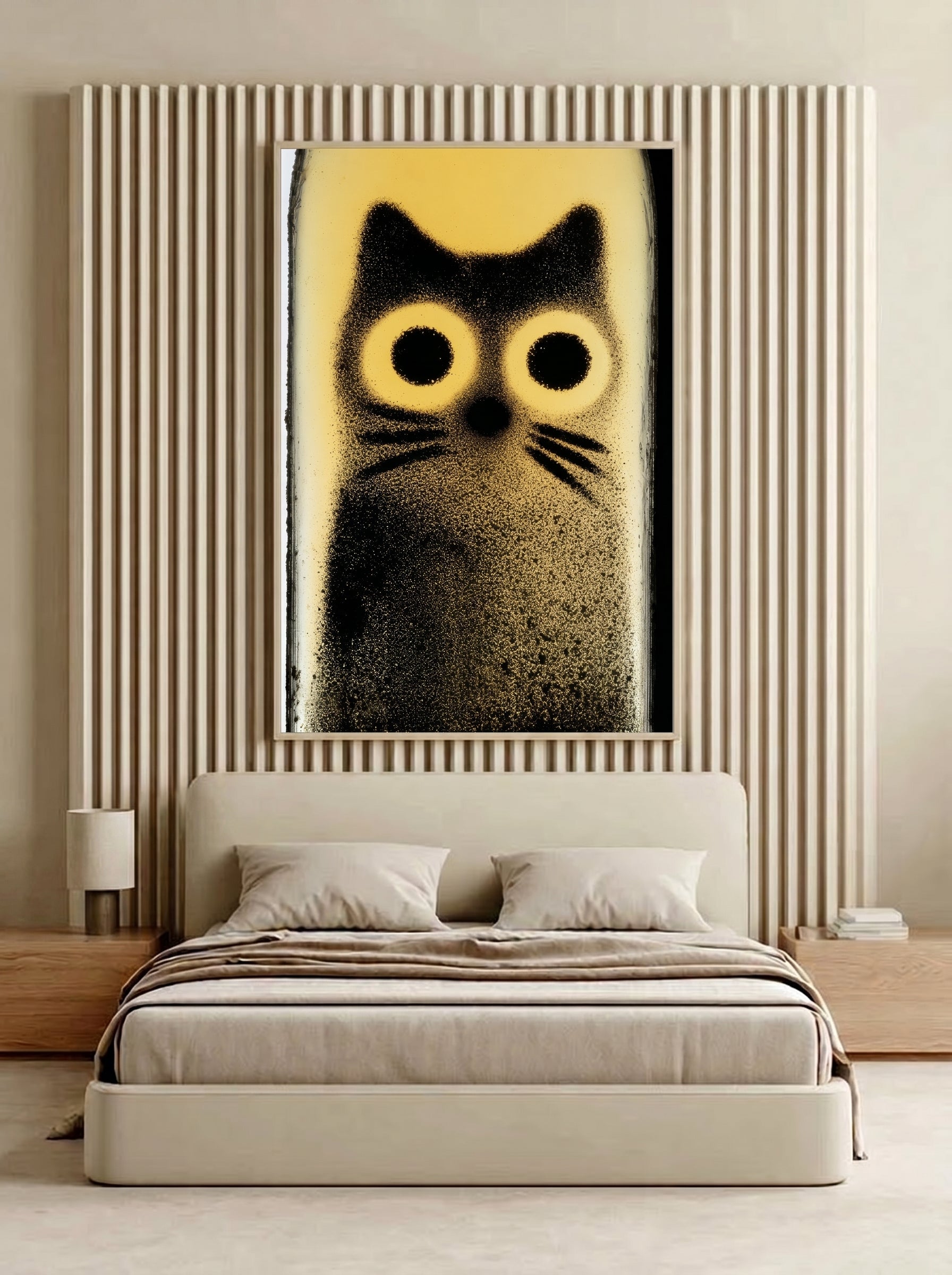 Bottle Cat – Surreal Whimsical Cat Bottle Wall Art 450