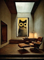 Bottle Cat – Surreal Whimsical Cat Bottle Wall Art 450
