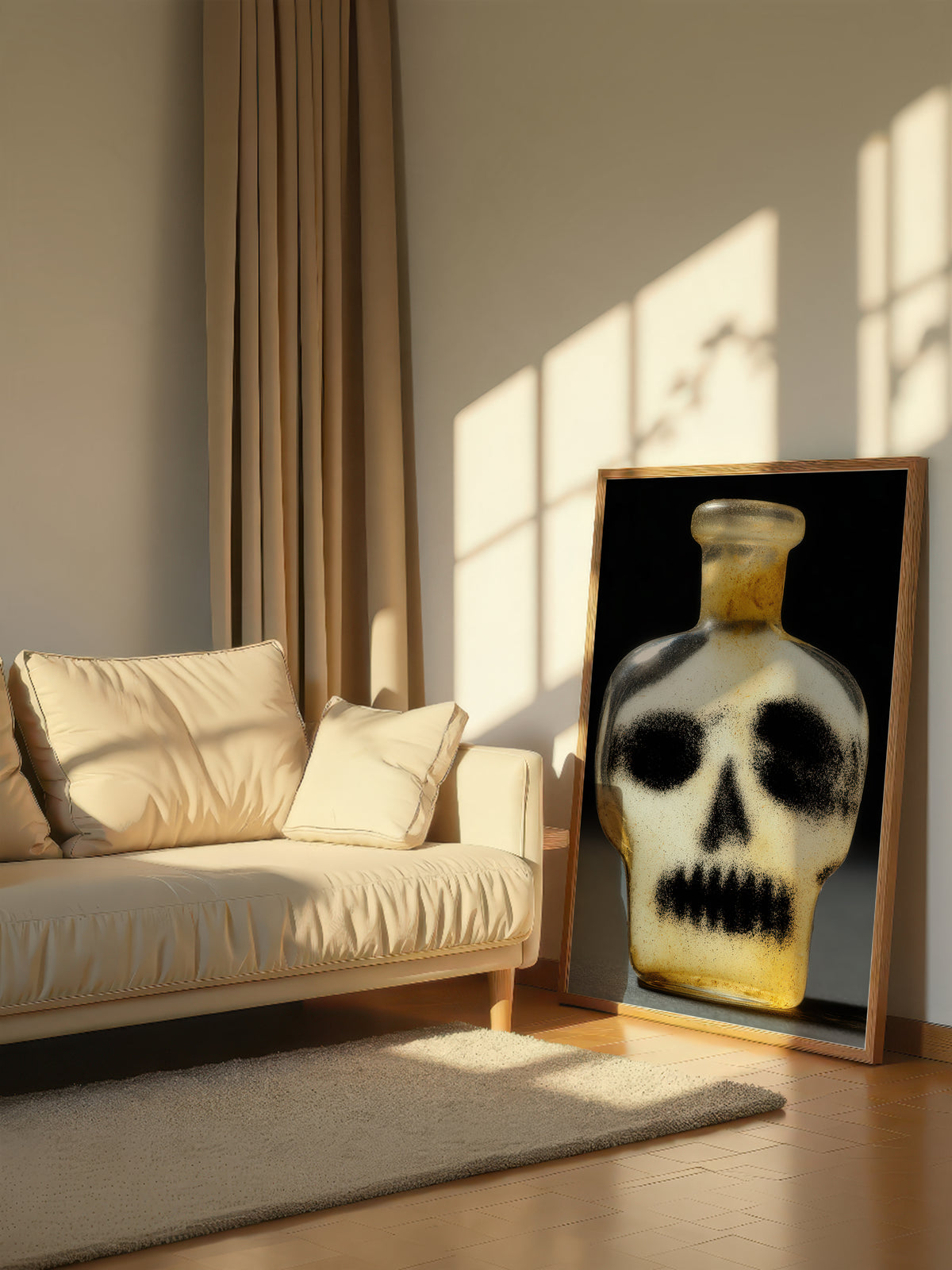 Sand Art Skull 452