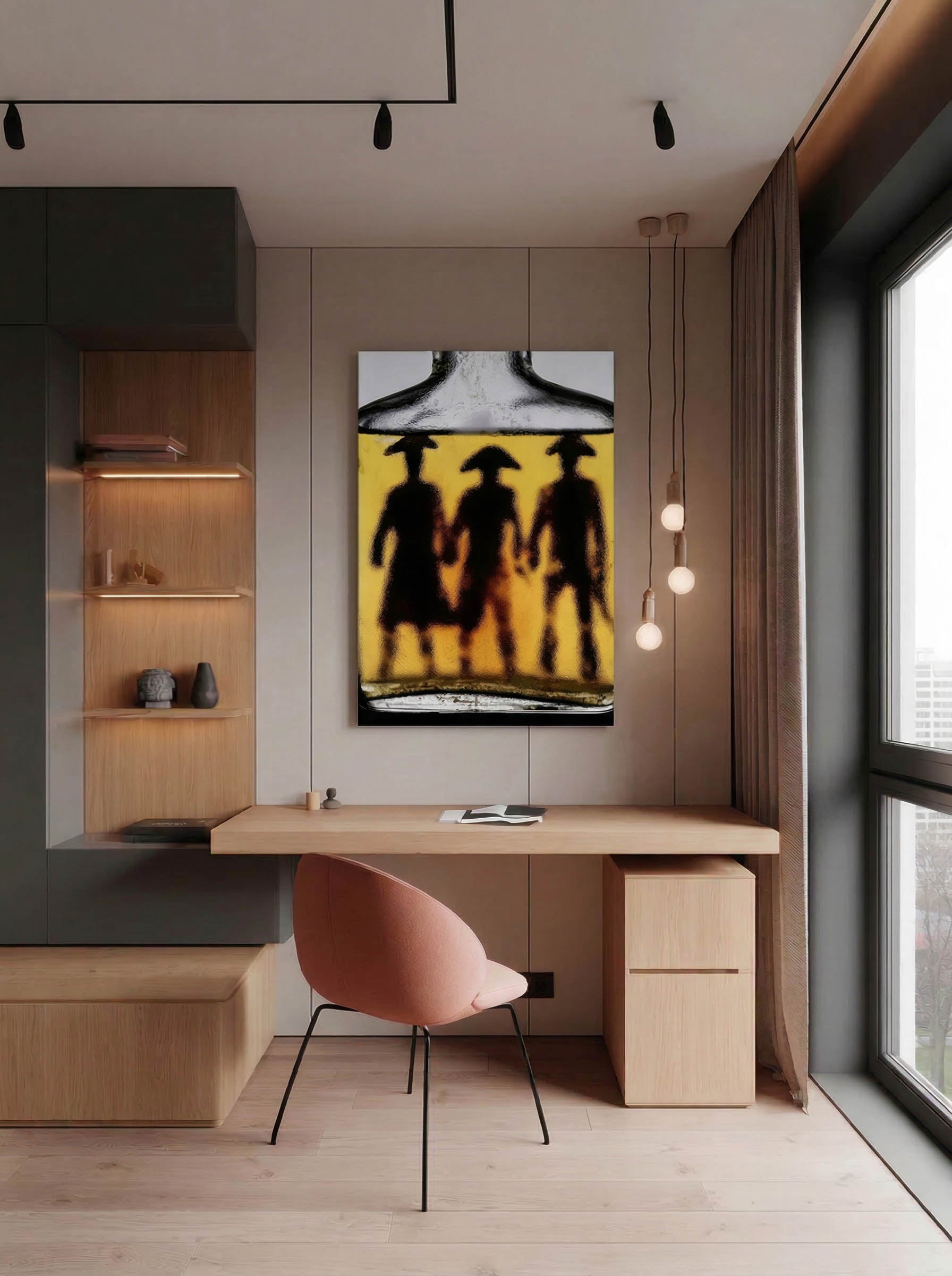 Soldiers in Amber – Surreal Historical Bottle Wall Art 454