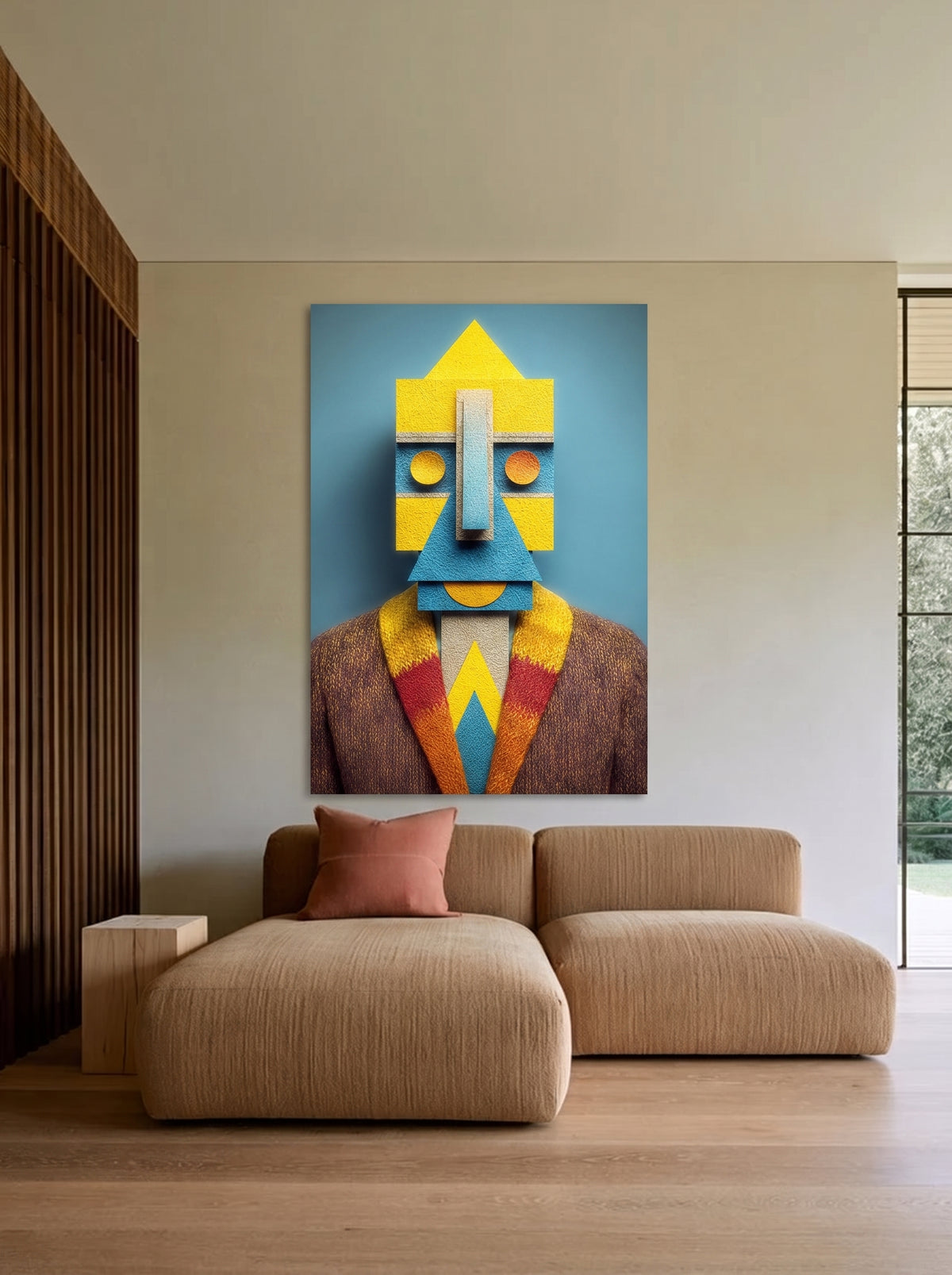 Cubist Craft Portrait 457