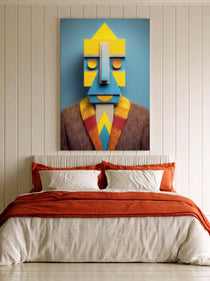 Cubist Craft Portrait 457