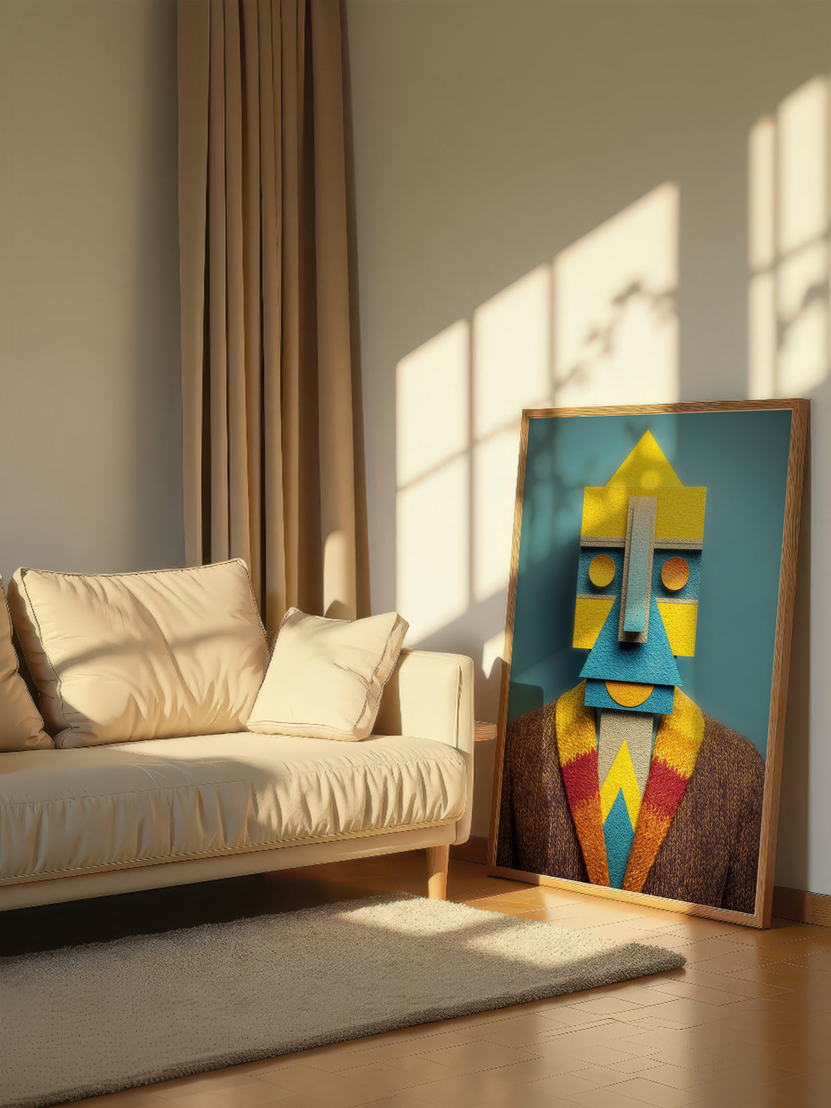 Cubist Craft Portrait 457