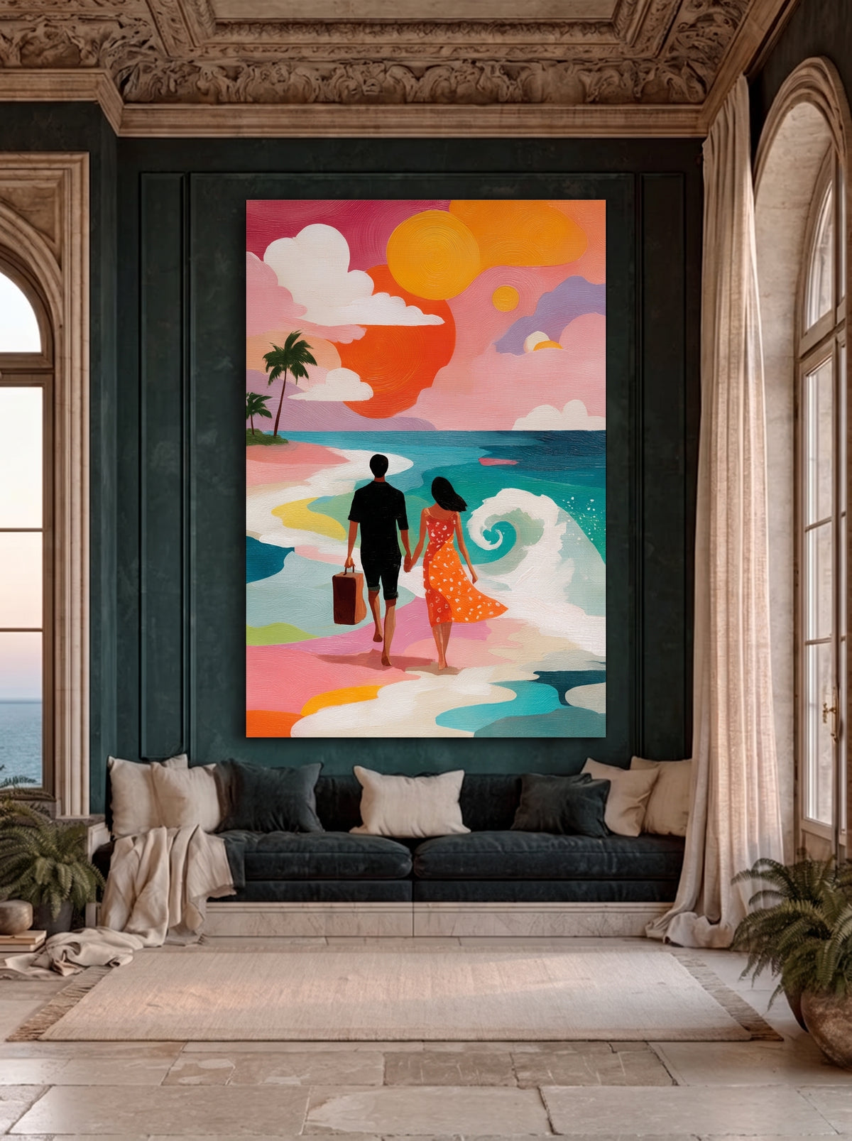 Seaside Travel Poster 459