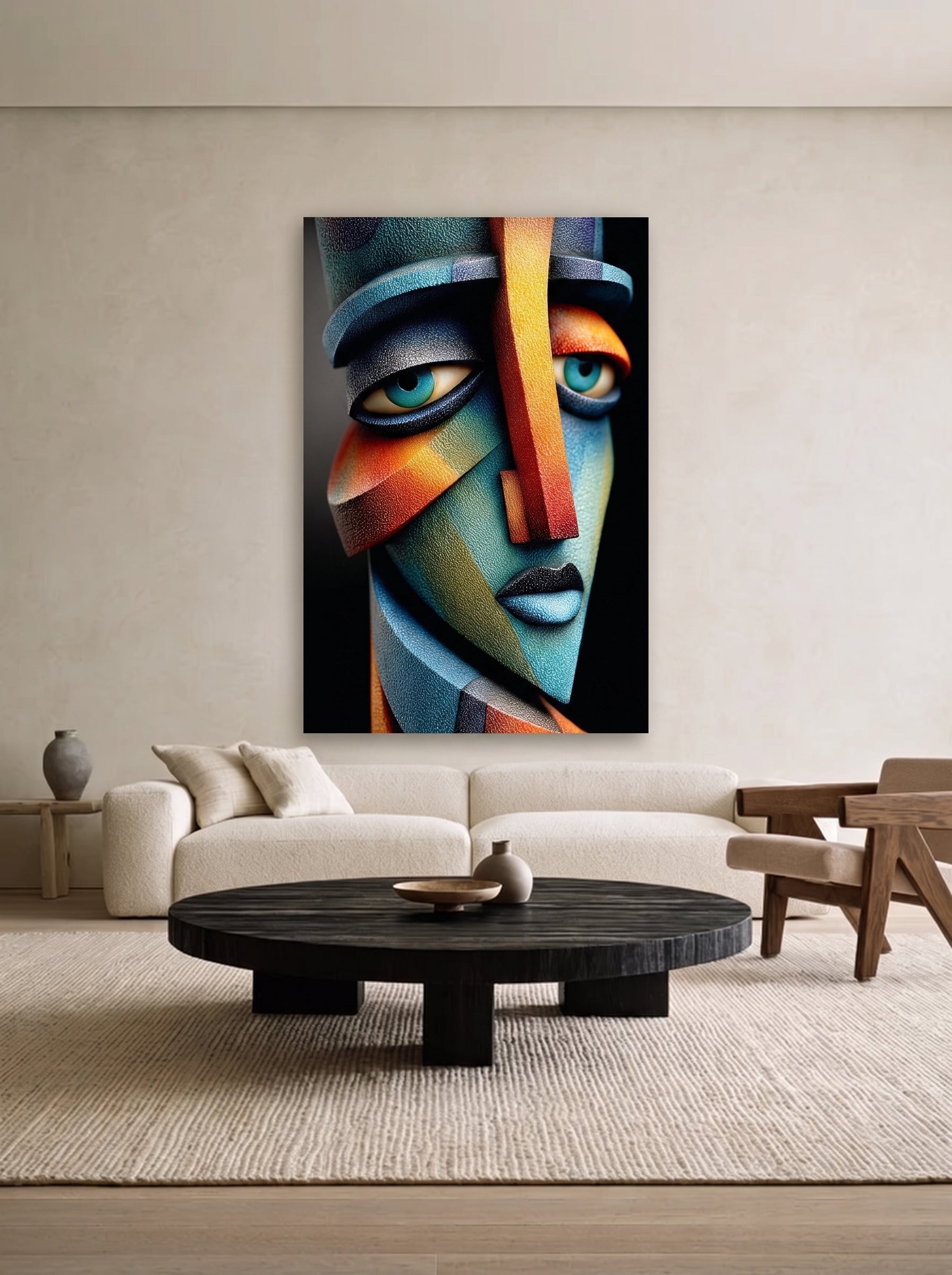Cubist Sculpture Face 461 Secondary image