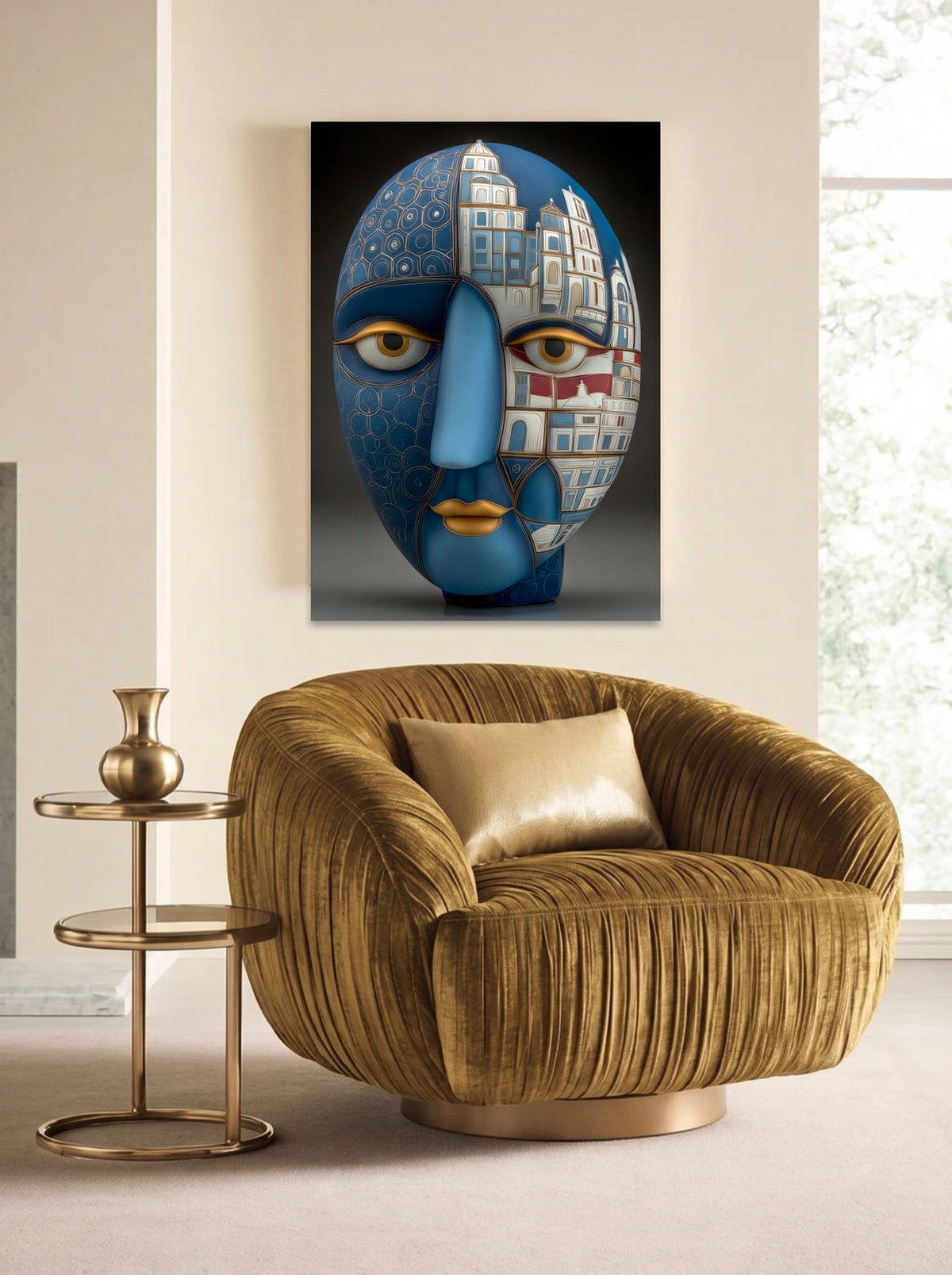Architectural Surrealism Mask 464