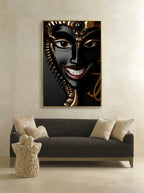Midnight Radiance – Surreal Gilded Glamour Wall Art 468
