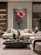 Iron Blossom – Surreal Industrial Botanical Wall Art 470