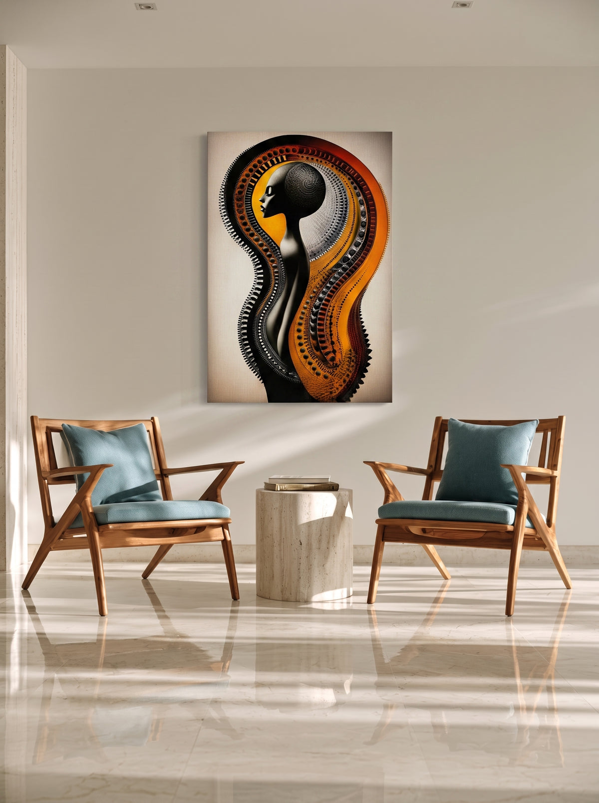 Art Nouveau Silhouette 474