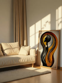 Art Nouveau Silhouette 474