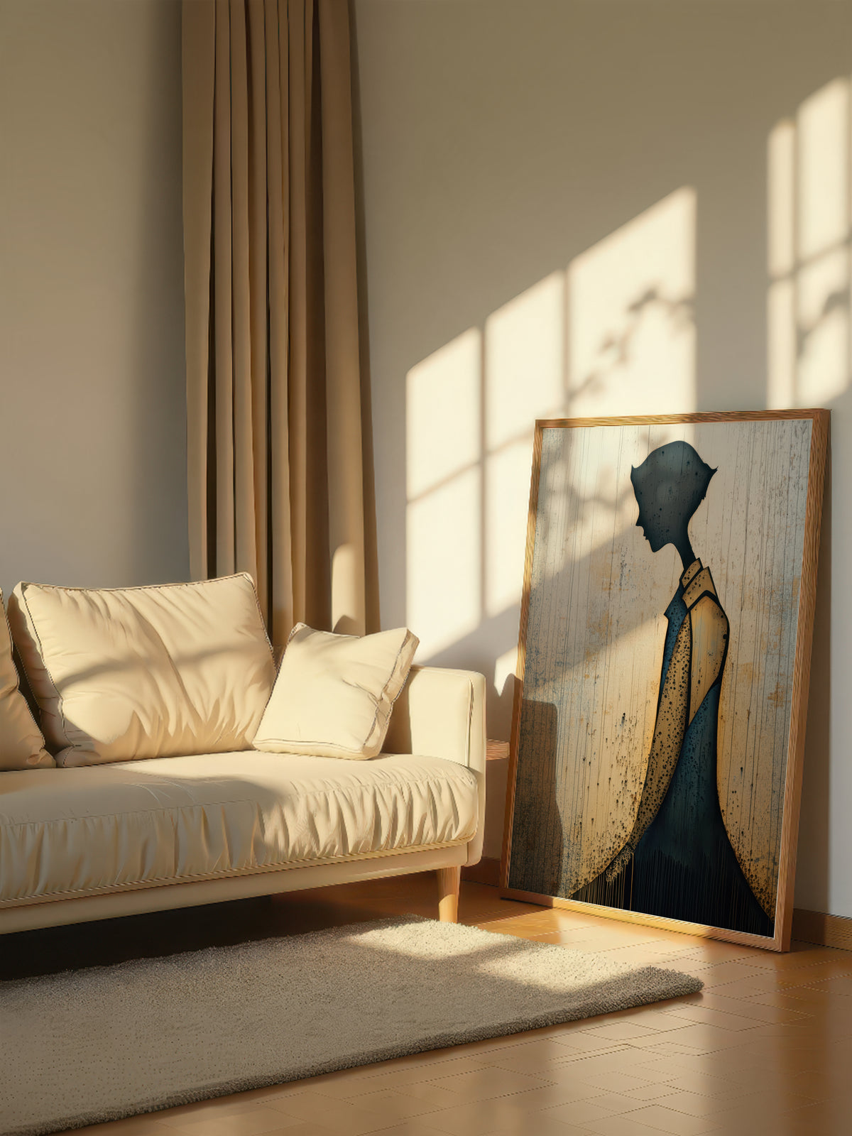 Weathered Silhouette Portrait 476