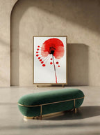 Red Poppy – Surreal Botanical Graphic Wall Art 477