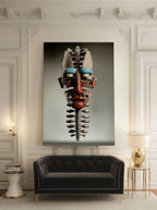 Mechanical Soul – Surreal Industrial Hardware Portrait Wall Art 482
