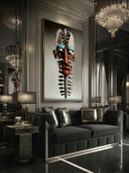 Mechanical Soul – Surreal Industrial Hardware Portrait Wall Art 482