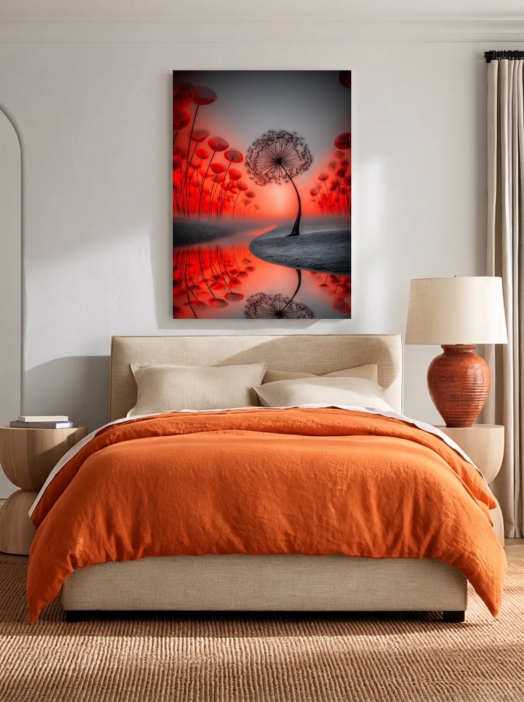 Crimson Fantasy Landscape 485 Secondary image