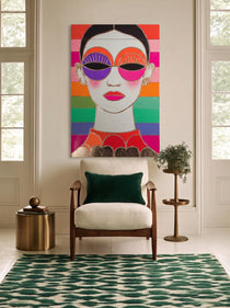 Rainbow Pop Portrait 486