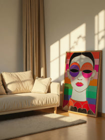 Rainbow Pop Portrait 486