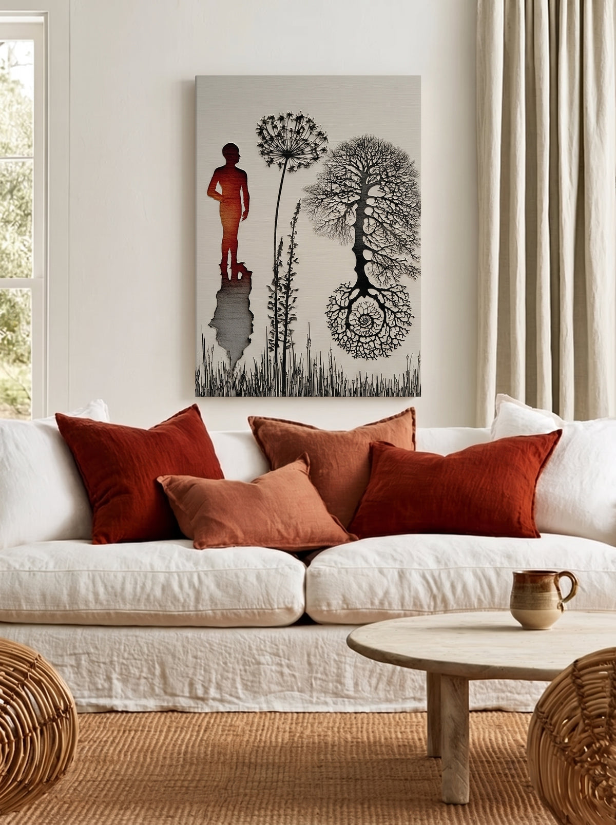 Botanical Surrealism Silhouette 487