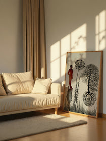 Botanical Surrealism Silhouette 487