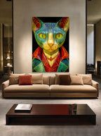 Surrealist Wood Sculpture – Surreal Sculptural Wall Art 493