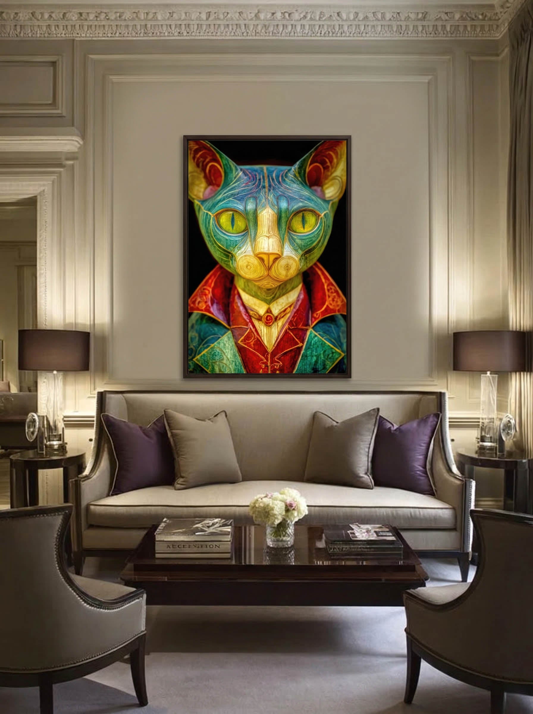 Surrealist Wood Sculpture – Surreal Sculptural Wall Art 493