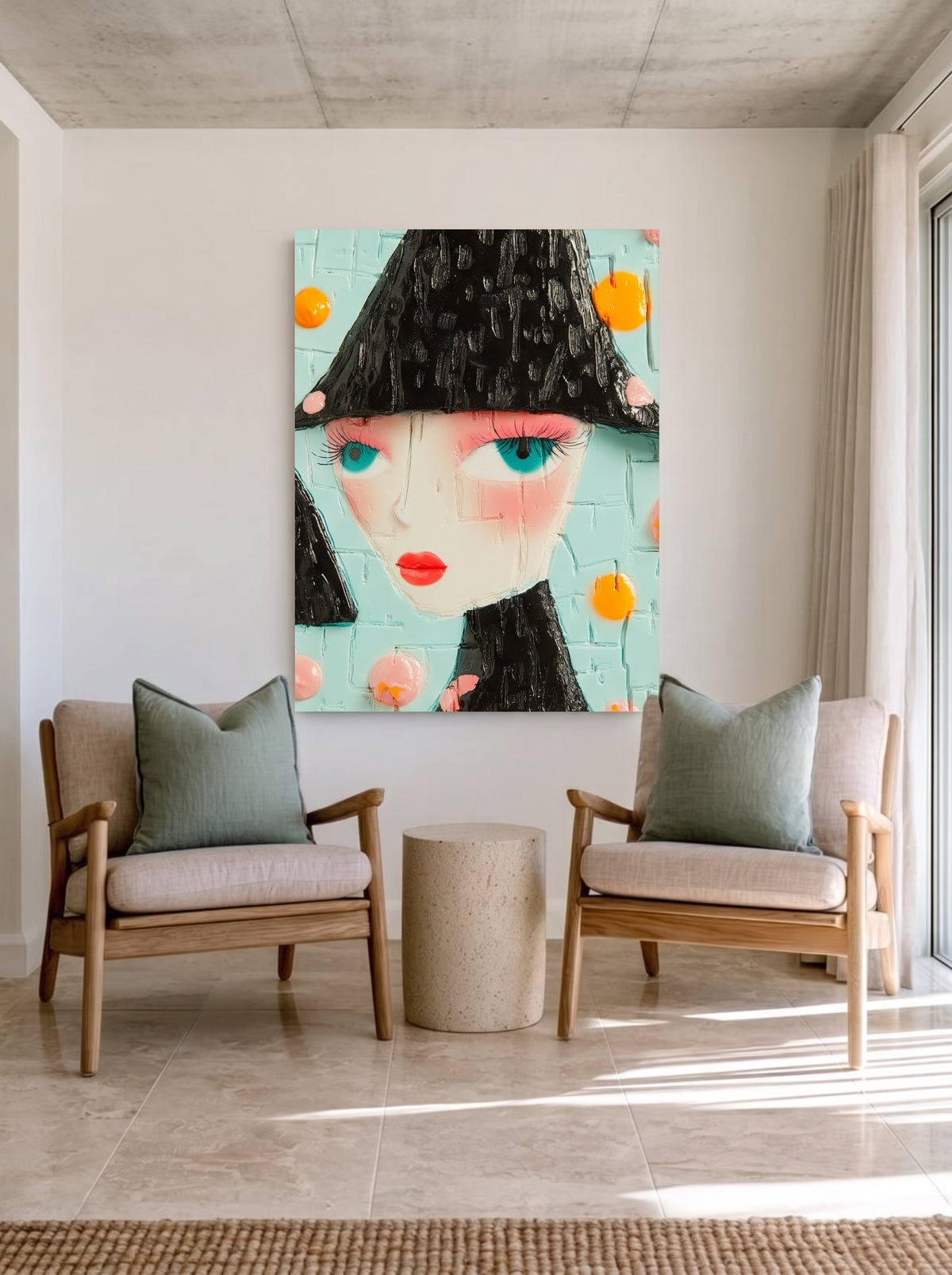 Impasto Doll Portrait 494