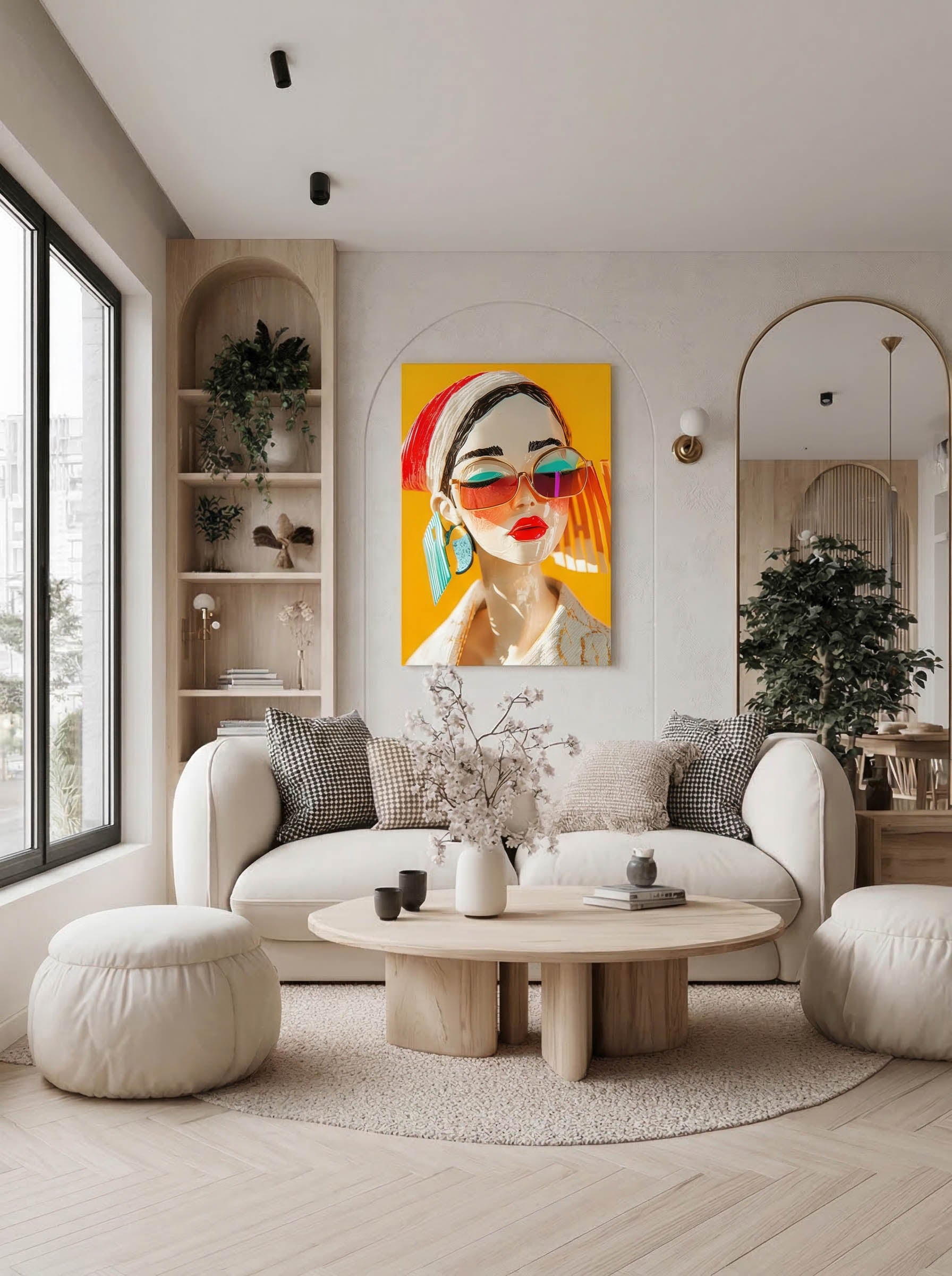 High Contrast Portrait – Surreal Bold Wall Art 495
