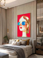 Modern Pop Portrait – Surreal Pop Art Wall Art 496