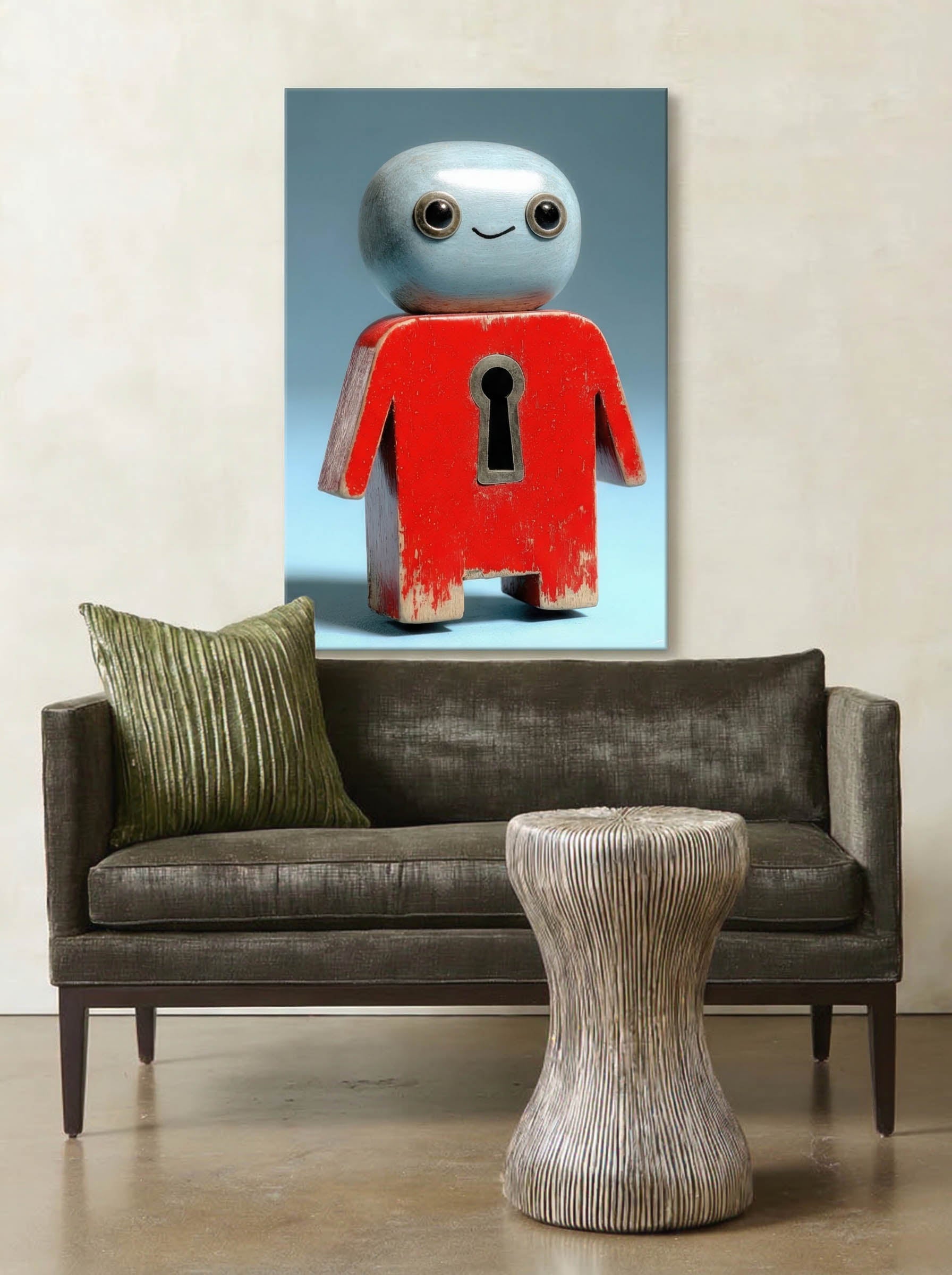 Modern Surreal Figurine – Surreal Sculptural Wall Art 497 Secondary image