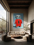 Modern Surreal Figurine – Surreal Sculptural Wall Art 497