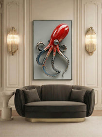 Metal Sculpture Octopus 499