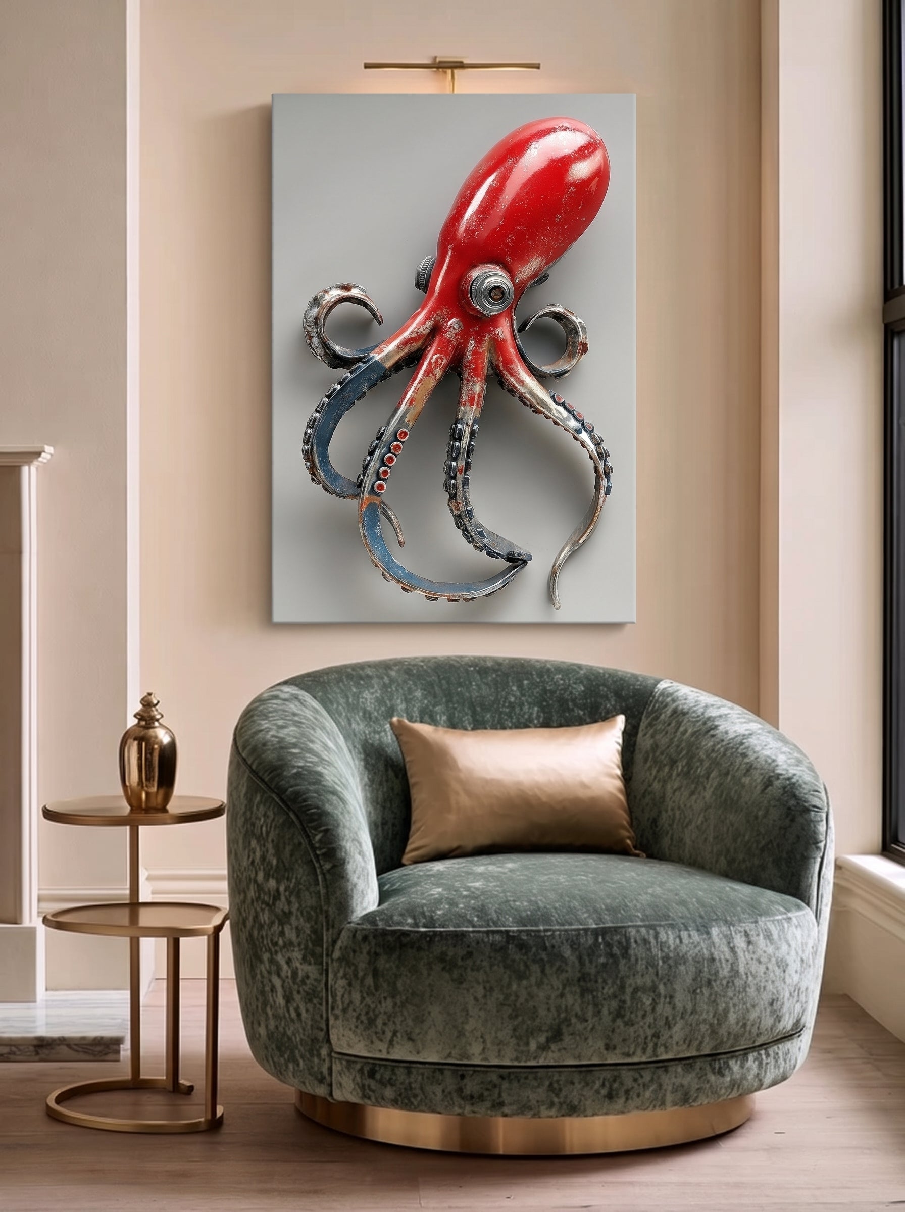 Metal Sculpture Octopus 499 Secondary image