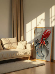 Metal Sculpture Octopus 499