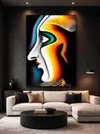 Symmetry – Surreal Minimalist Mask Wall Art 501