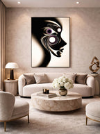 Inner Swirl – Surreal Abstract Silhouette Wall Art 502